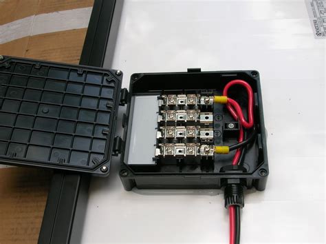 array junction box solar|solar panel roof junction box.